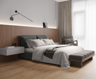 Керамогранит Laparet Wood Canarium Wenge Stripes structure matt carving рект. (60х120)